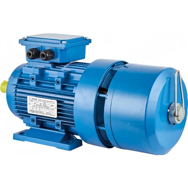 TOPPER YEJ2 Series High Efficiency Low Noise YEJ2-112M-4-4KW 4KW Three Phase AC Electromagnetic-Brake Motor IP55 B/F Insulation