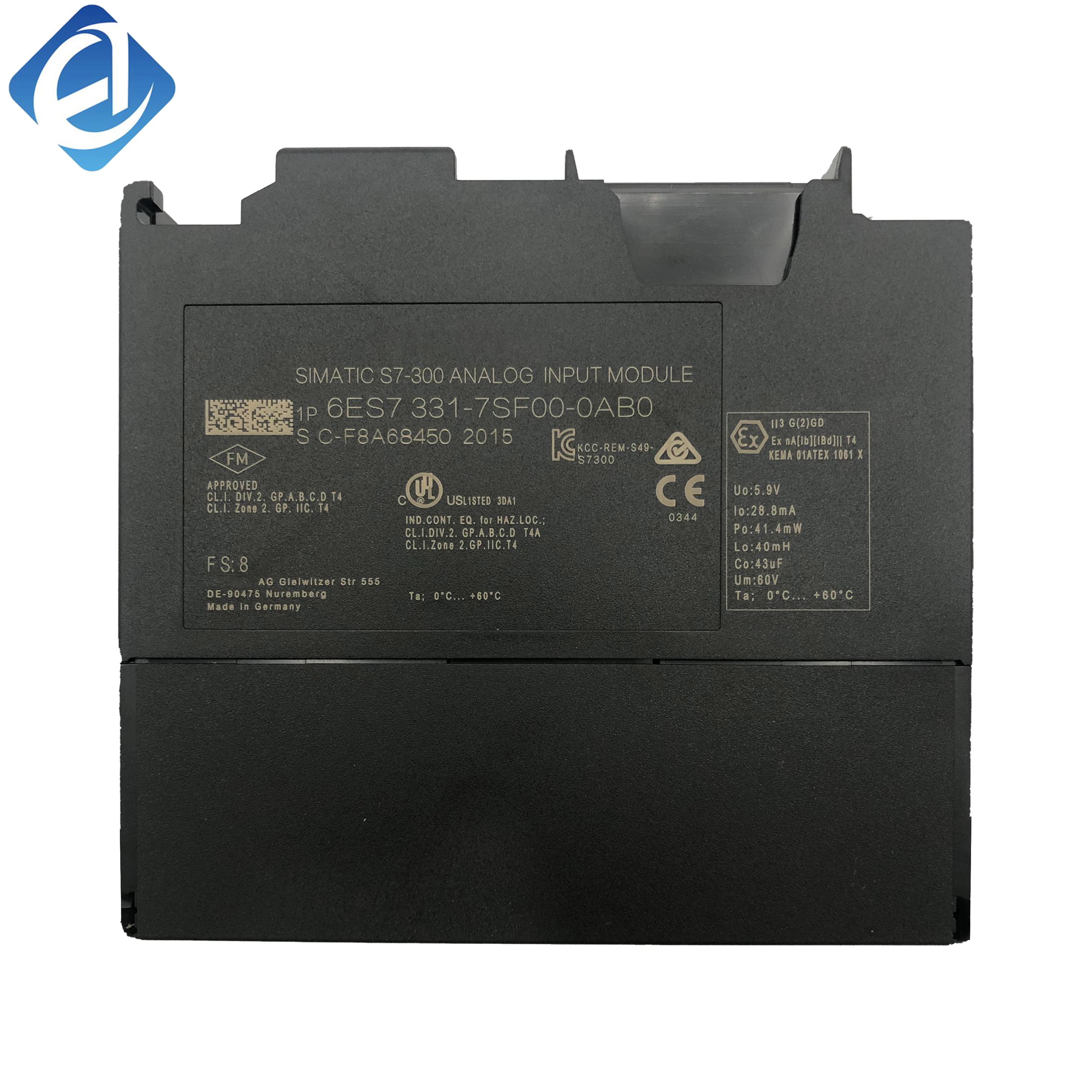 New Original 6ES7 331-7SF00-0AB0 6ES7331-7SF00-0AB0 SIMATIC S7-300 analog input module. Supports 8-channel thermocouple temperature measurement, high precision, electrical isolation, strong anti-interference, stable signal acquisition