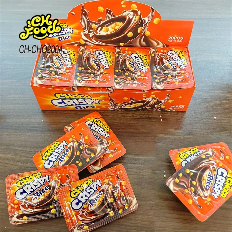 Hot Selling New Chocolate Jam with Crispy Rice Puffed Food Candy Sweets Chocolate Cup China Snack