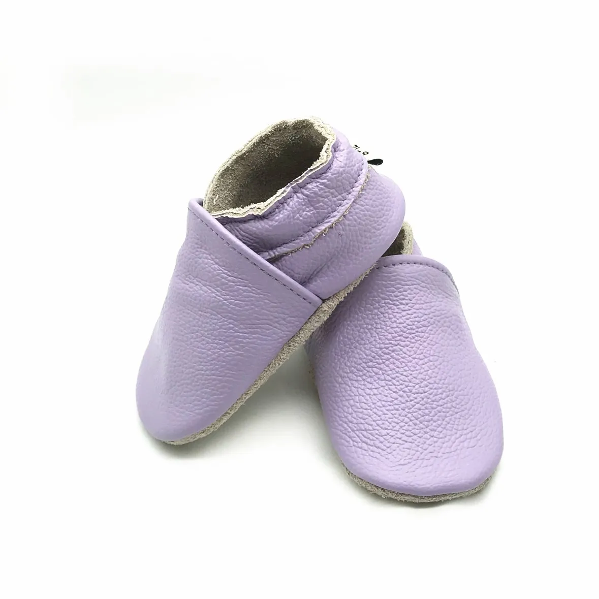 Newborn Baby Cowhide Shoes Solid Winter Warm Non-slip Toddler Infant Leather Walking Shoes