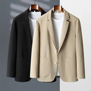High Quality Men's Outerwear Unironed Outerwear Men's Business Casual Suit Stretch Suit Jacket