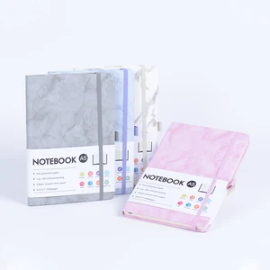 Hot Sale PU Leather Thick Paper Strap Notebook Replaceable Pages Portable Journal A5 Size Business Student Notebook