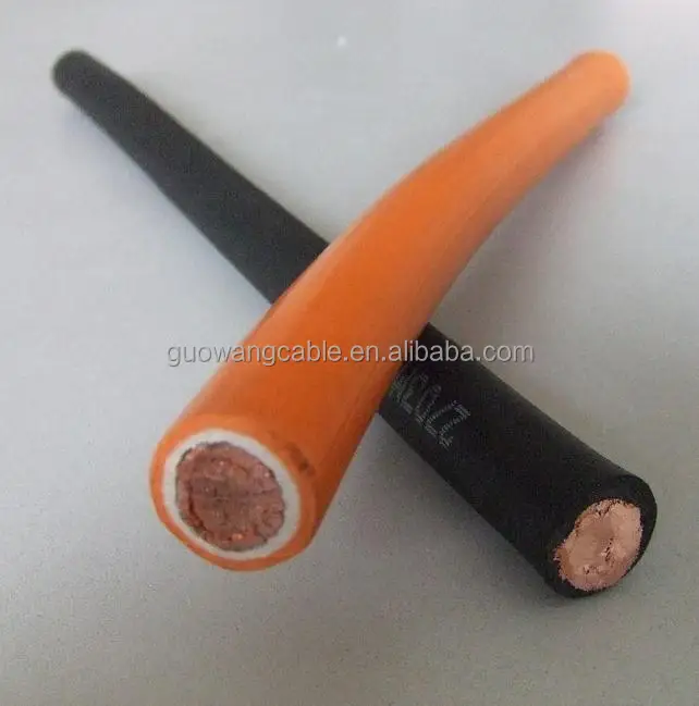 300amp 400amp Black Welding Cable Low Voltage Cable  for Welding Machine Rubber Coated Electrical Wire