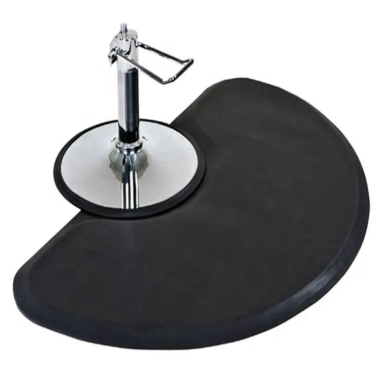 Modern Barber Chair Anti-Slip PU Mat Anti-Fatigue Decompression Foot Mat for Special Hair Salon Floor