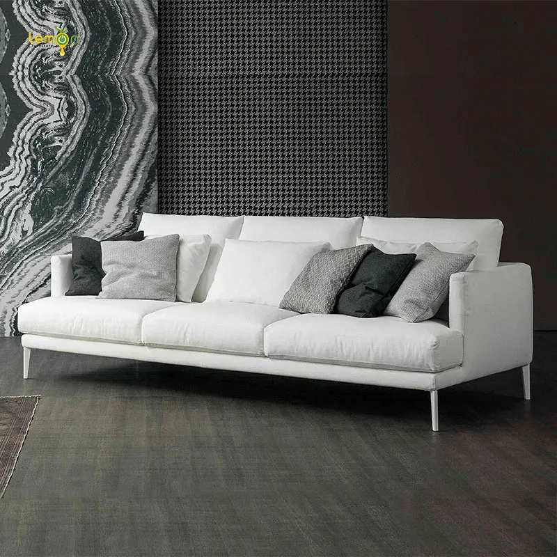 Modern Removable and Washable Sofa Cloth Wooden Living Room Sofa Furniture