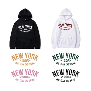 Custom T Shirt Logo Transfer Printing Clothes Neck Size Label Iron on Sticker Flexible Clothing Heat Transfer Logo Print Tag