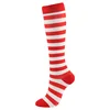Christmas red and white stripes