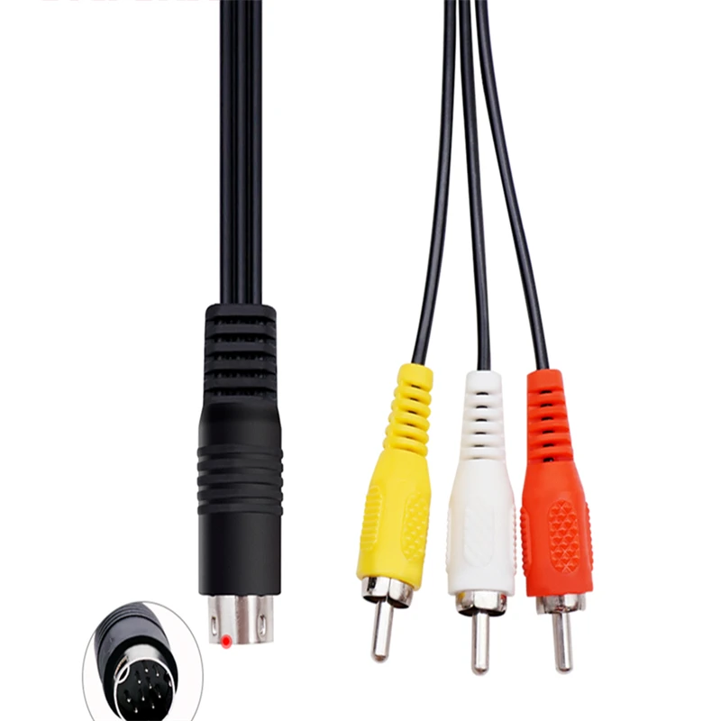 AV Cable RCA for SE GA MD2 Mega Drive 2 Audio Video Cable