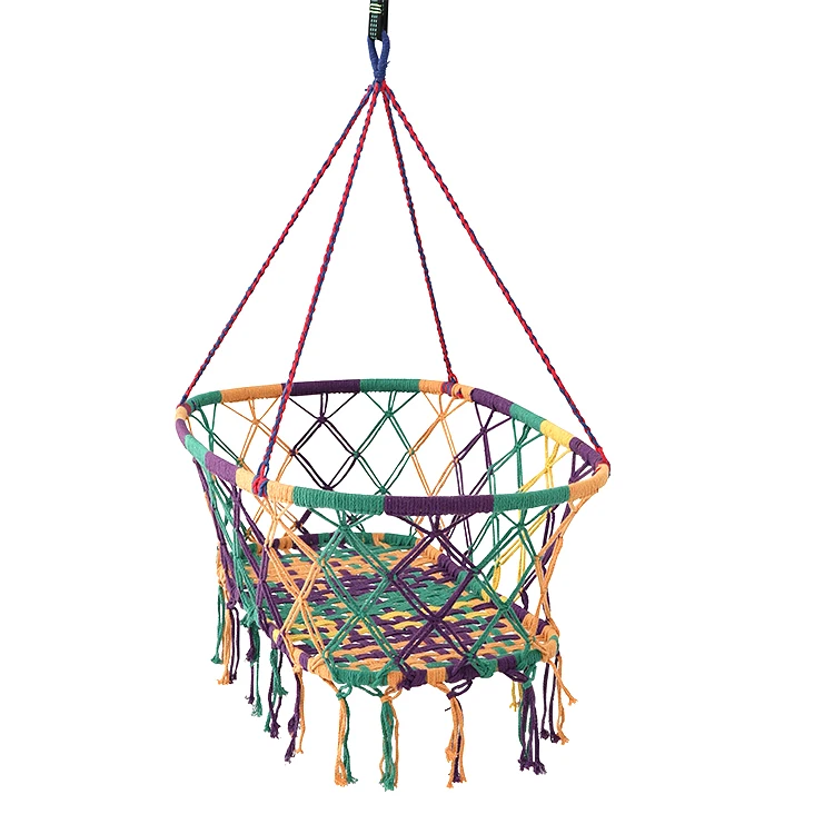 Высококачественный детский спальный мешок, качели для детской кроватки, макраме, подвесное кресло из дерева, хлопчатобумажного полотна, экологичный