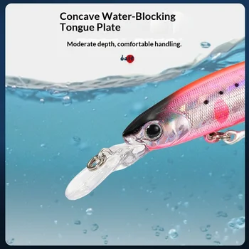 3D Spray Lure Full-Water-Column Vib ABS Artificial Hard Bait 112mm/10g Whole-Body Fish Scales Laser Reflective Without Hooks – Hard Lure – view 3