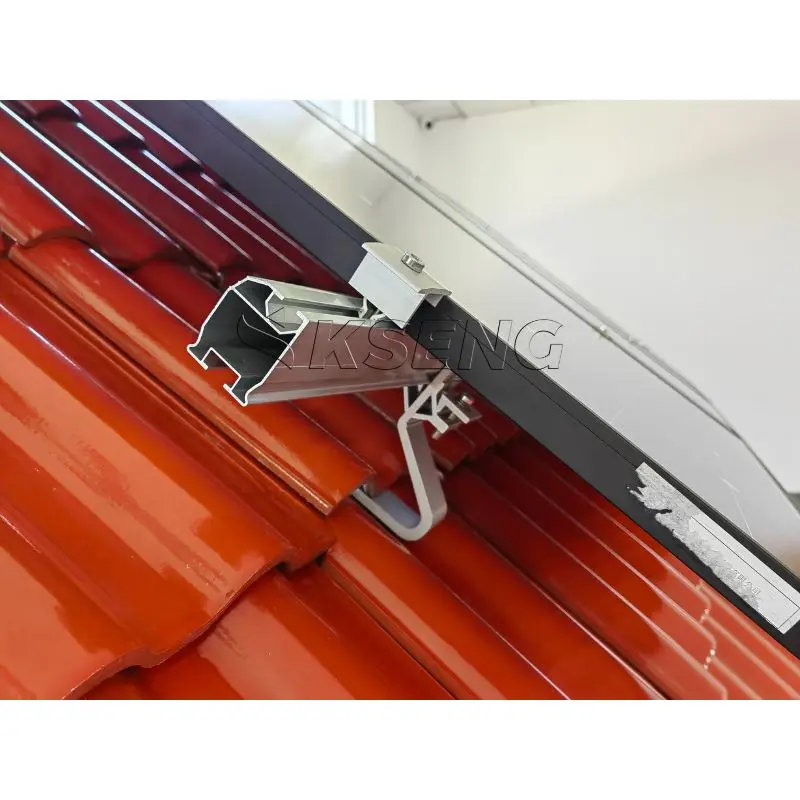Kseng Latest Solar Roof Mounting System French ETN Certification for Solar Panel Roof Rack and Tile Roof Bracket