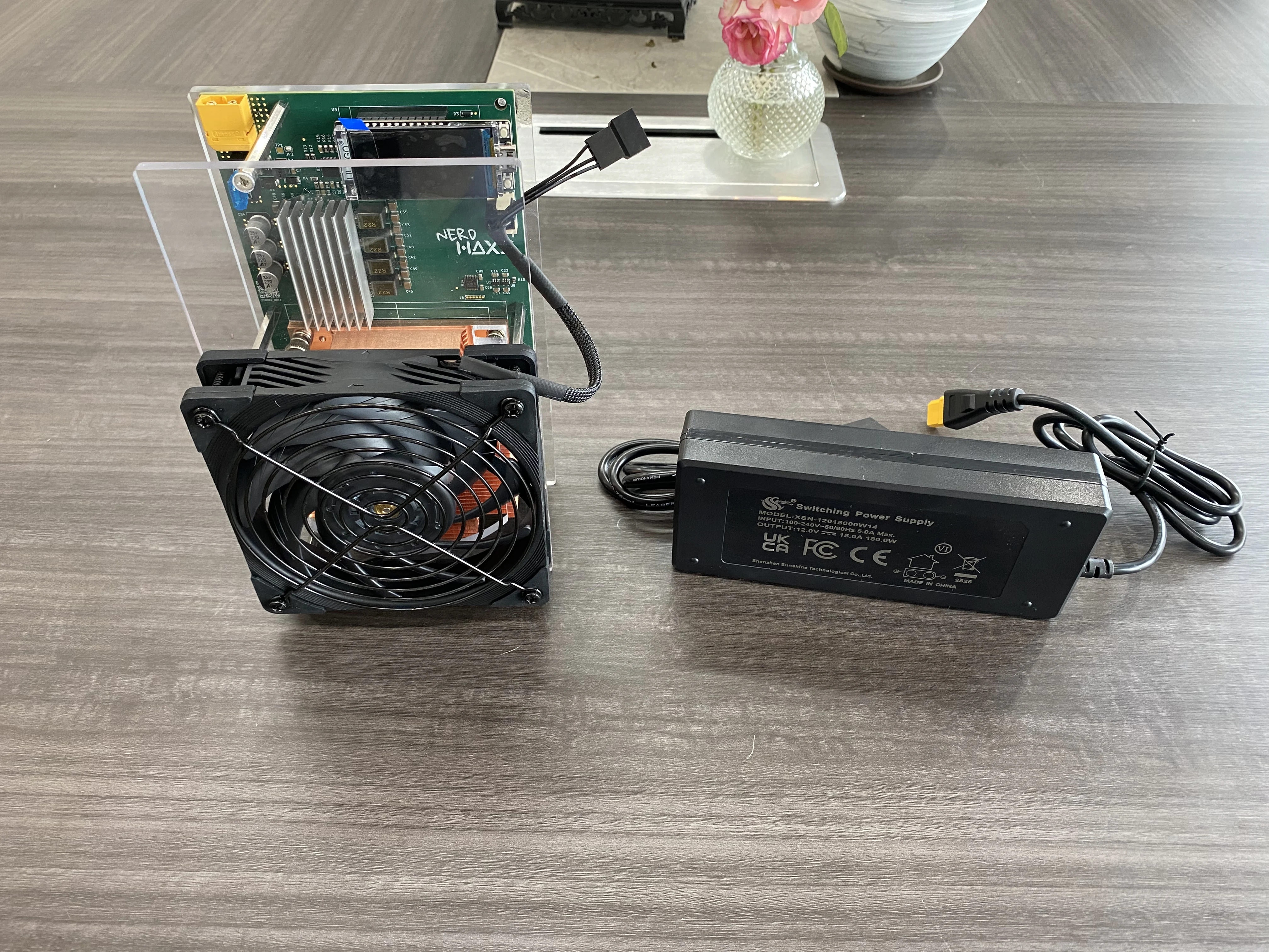 Brand New NerdHAXE-Gamma 7.2Th/s Bitcoin Miner Solo Miner 120W with Power  Supply| Alibaba.com
