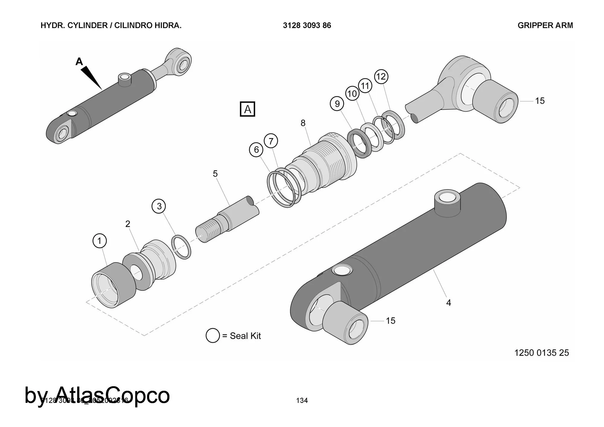 ドラカプ Hitachi ZX200-3 Travel Gearbox 9233692 9261222 - Pnc Hyd Parts