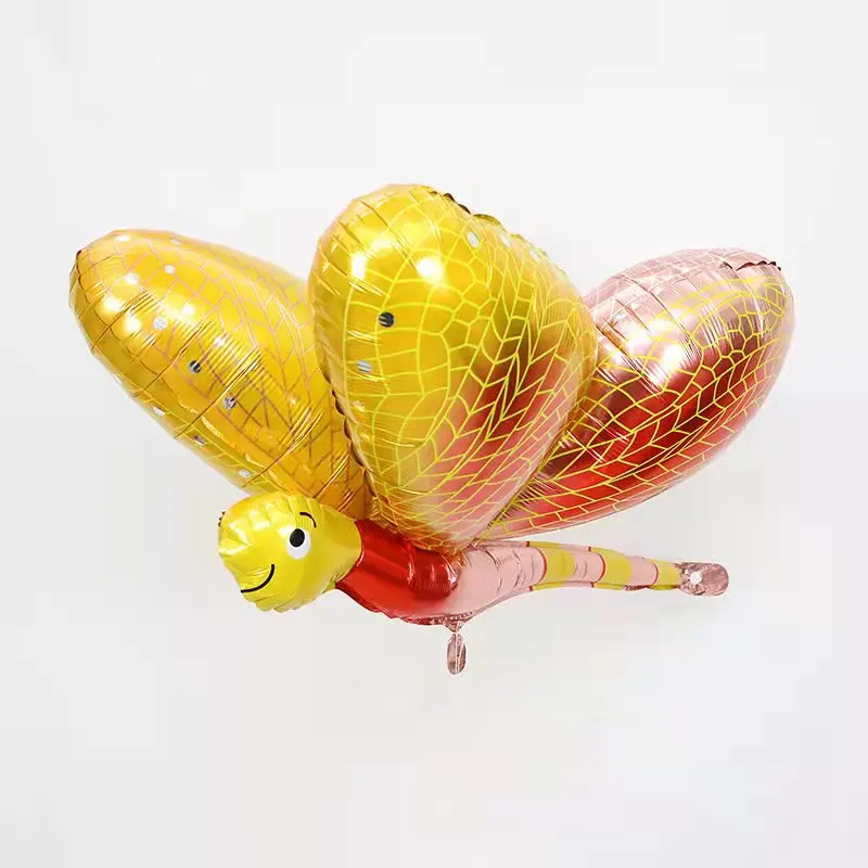 5 Stück Tier-Insekt Folienballons – Marienkäfer, Schmetterling, Biene, Frosch, Schnecke Für Kinderpartys