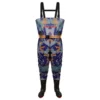 Blue camouflage knee-length overalls