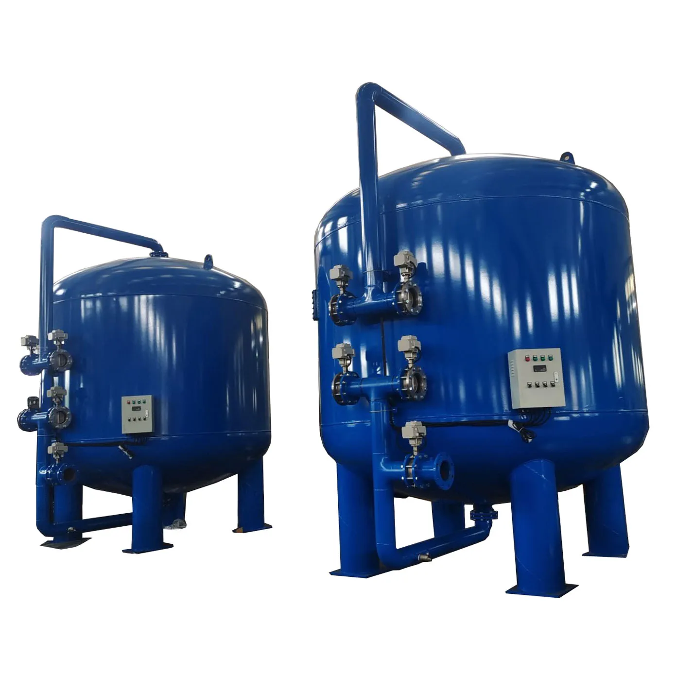 Side Stream Filtration Systems Multimedia Sand Filters tank for Cooling Tower