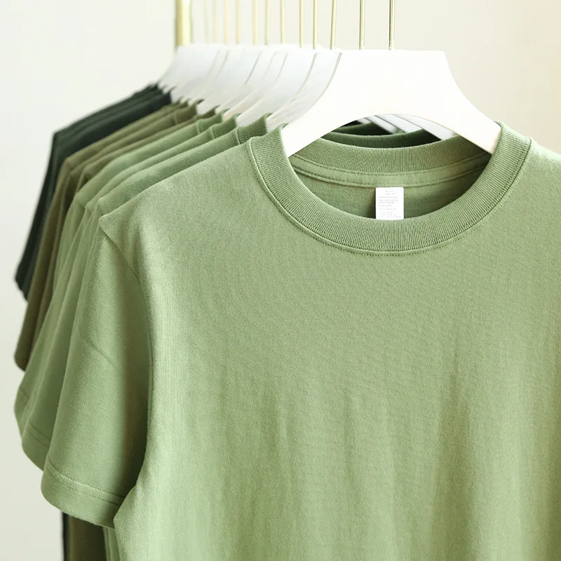 Evertop Oem Pattern T-shirt Camiseta Avocado Green Tshert For Men Tops ...