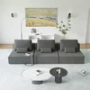 Grey + Foam + 3 Seat