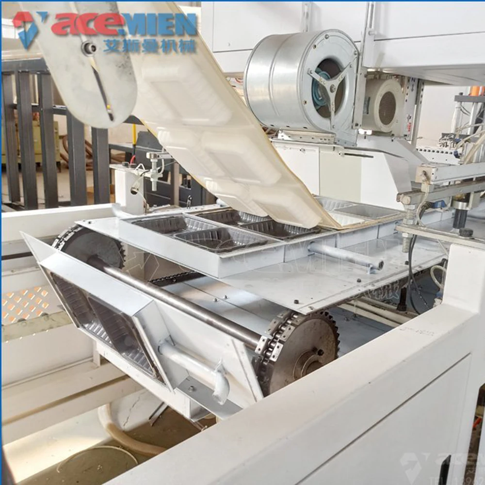 Plastic Lunch Box Machine PP Container Forming Thermoforming Machine