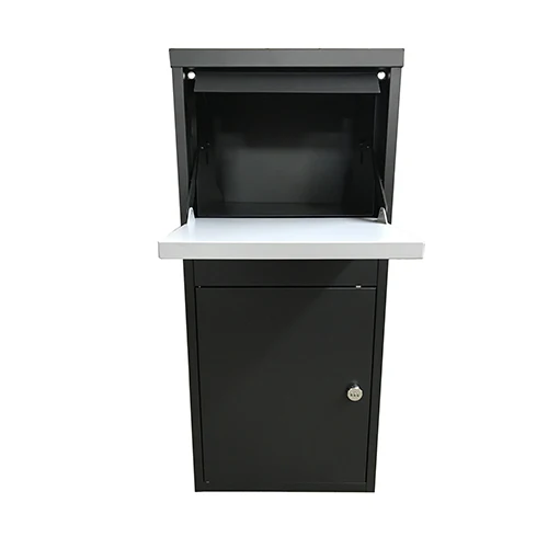Smart Galvanized Steel Box Parcel Delivery Box Drop Box With Handle Parcel Safe