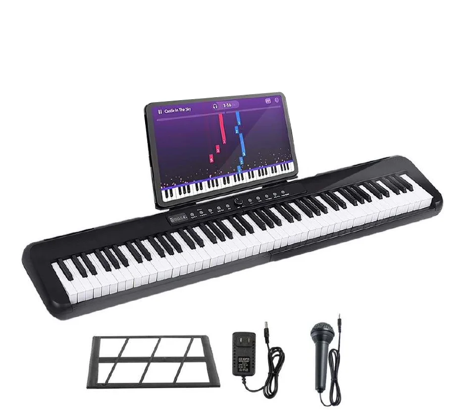 BD Music Portable Piano Digital Piano Mini 88 Keys Electronic Piano Keyboard Musical Instrument