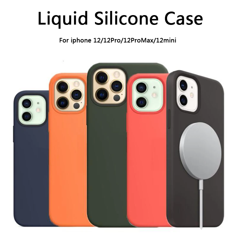 Tschick Original Liquid For Magsafe Silicone Case For Iphone 12 Pro Max 12mini 12pro Case Official Liquid Case With Retail Box Buy Original Magnetic Phone Case For Iphone 12 Pro Max