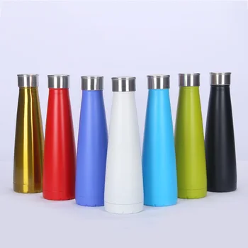 Wholesale Thermal Vacuum Flask Insulated Outdoor Sports Drink Cola Shaped Stainless Steel Water Bottles With Custom Logo