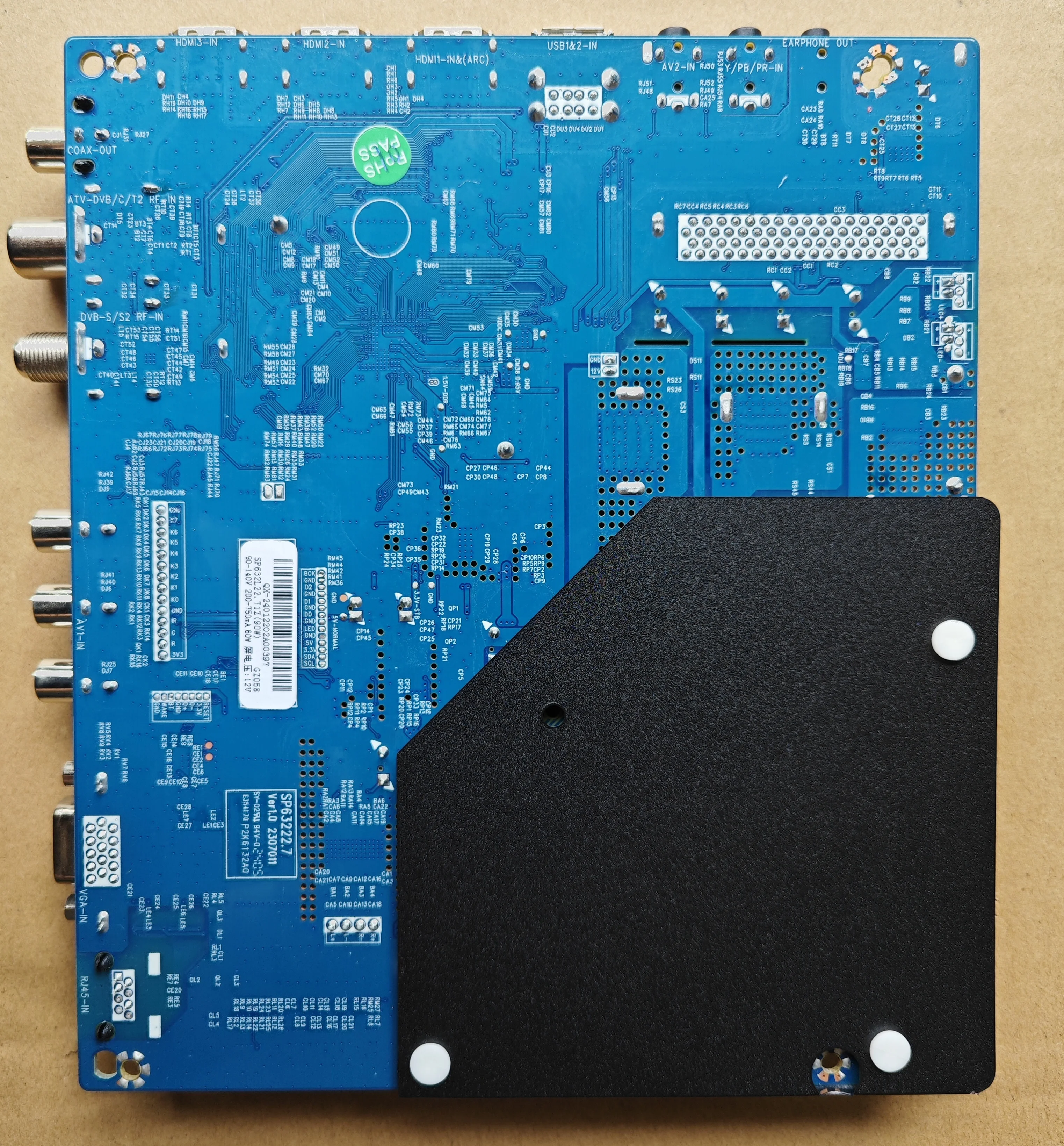 SP632T22.7 Poweroye Smart TV Board - 4K, 1300HZ Refresh Rate