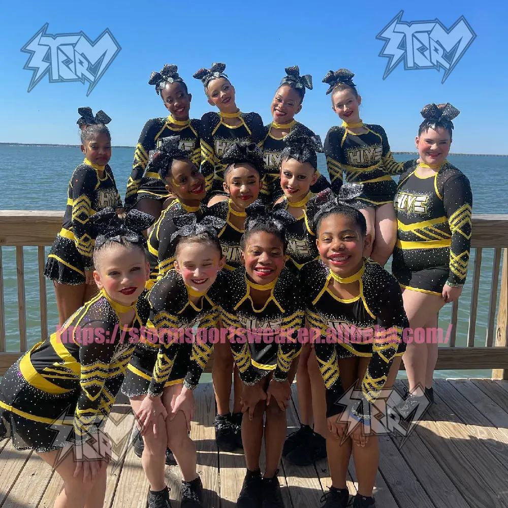 Sparkling Stars Customized Cheerleading Uniform Cheerleading