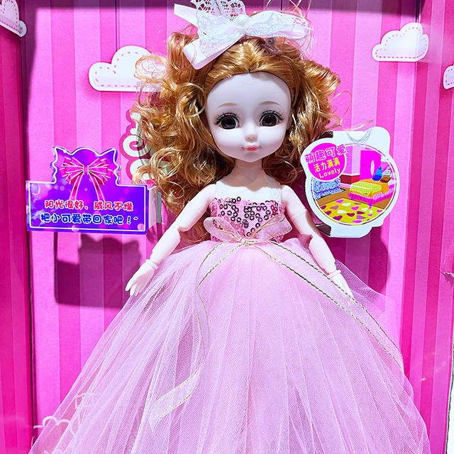 2024 Hot Selling Joint 30cm Princess Children's Gift Girl Fairy Princess Dress Simulation Dress Children's Princess Doll Toy