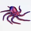 24cm red and blue octopus