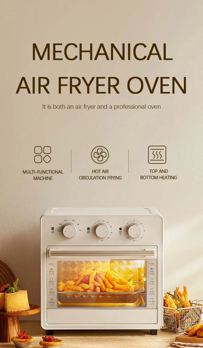 New Mini Size Household Air Fryer Air Cycle Toaster Oven With Precise
