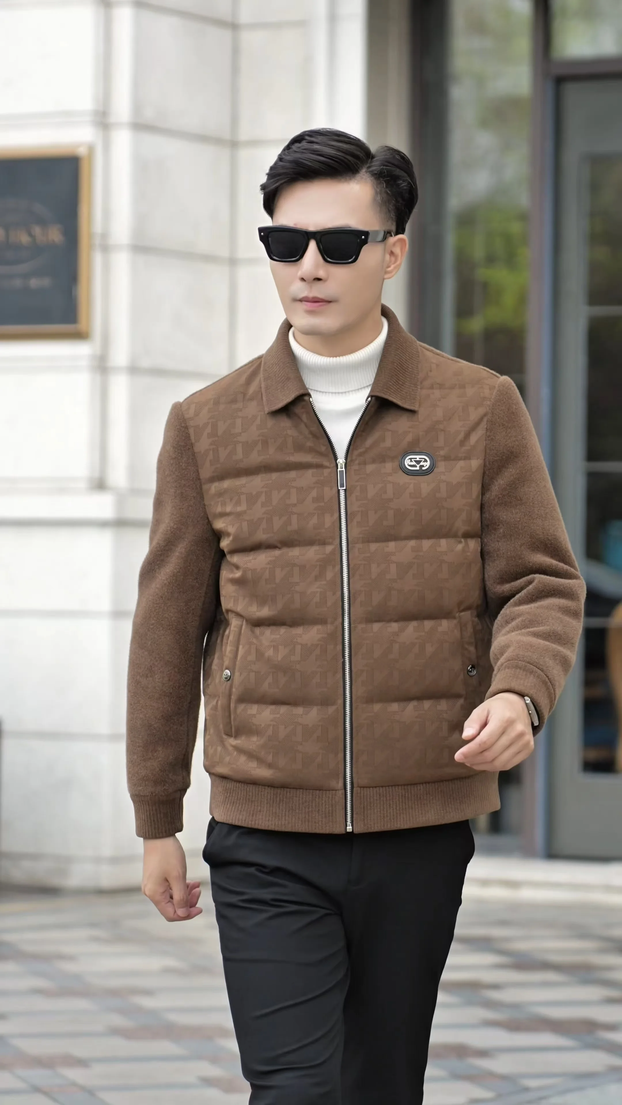 Lapel Jacket Fall Winter Coat Men's Clothing main image 0