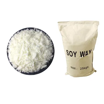 Pusison Wholesale 100% Pure Natural Soy Wax Raw Material Flakes Eco ...