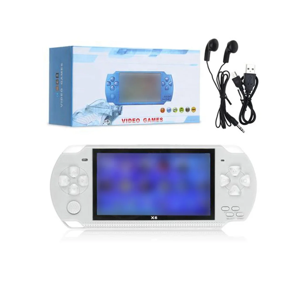 X6 Handheld Game Console 43 Inch Screen 128 Bit Video Games Consoles