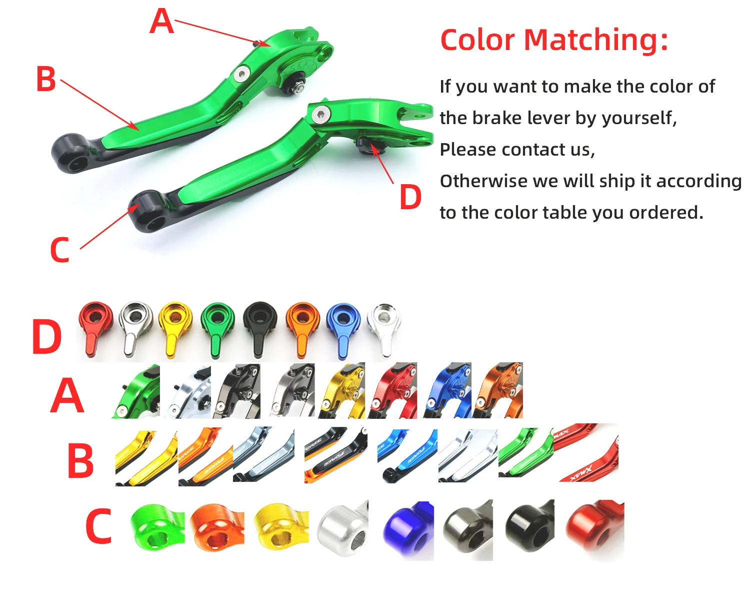 thumbnail image 2 of Black Adjustable Clutch & Brake Lever Set For BMW F850GS (F 850 GS) 2018-2025 2 of 6