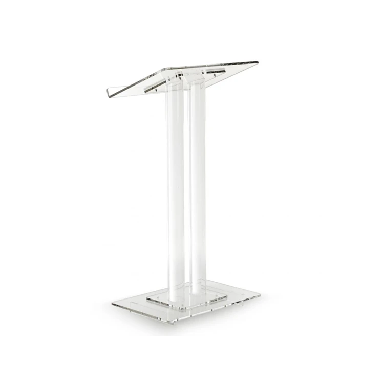 Acrylic Podium Of Double Pole Acrylic Platform - Buy Acrylic Lectern ...