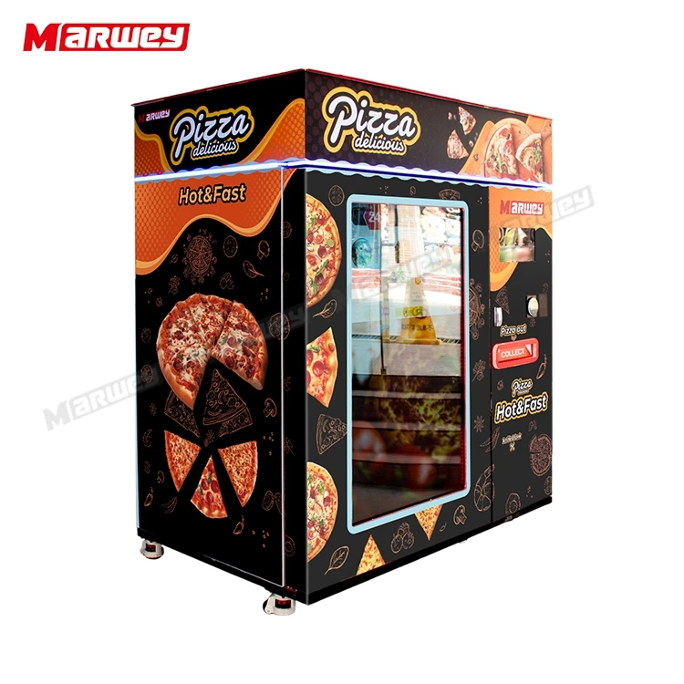Fully Automatic Vending Machine Digital Self-Service Cookie Bakery Waffle Sandwich Cupcake Pizza Slice Vending Machine