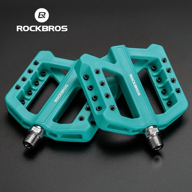 Rockbros Bicycle Pedal Mountain Bike Mtb Sealed Bearing Nylon Bicycle Pedals With Good Quality