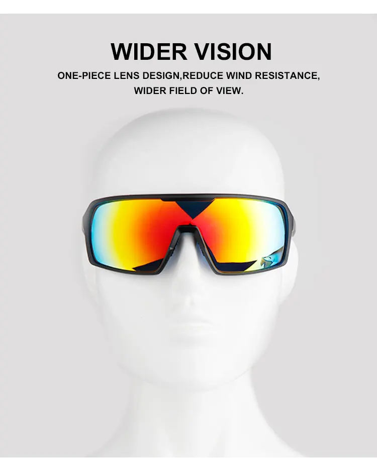 2022 Tr90 Sport Sunglasses Custom Logo Running Sunglasses Baseball