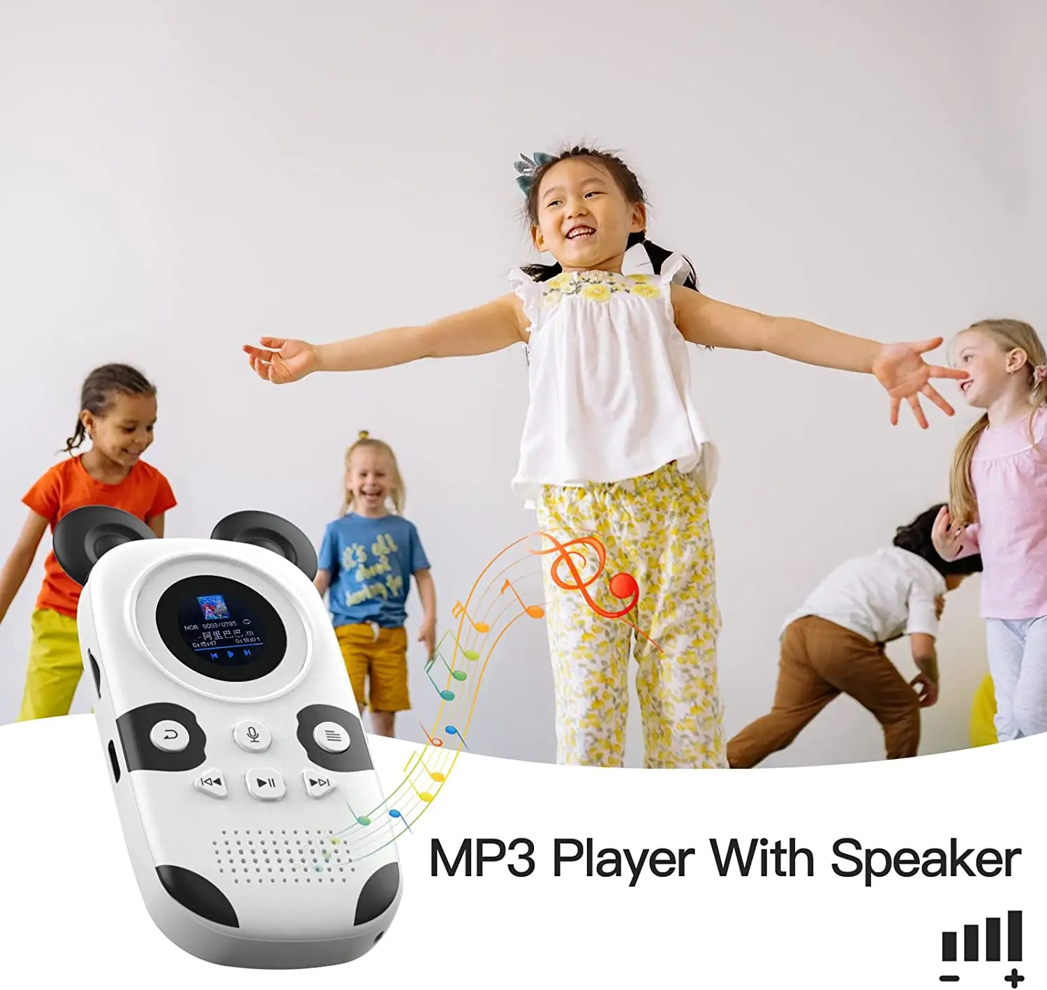 Fun and Colorful Ruizu X31 Cartoon MP3 Player for Kids Brightening Their Music Experience With Playful Design and Portability