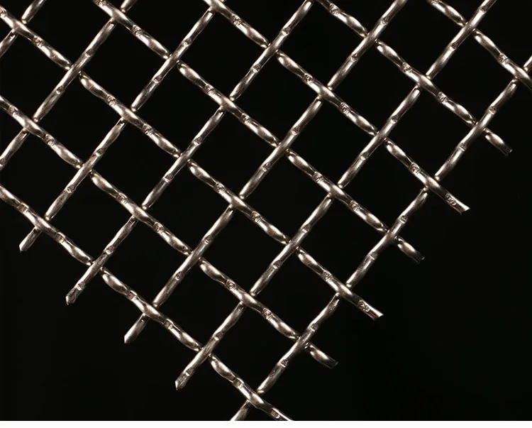 40x40 500x500 325x2300 Mesh 6 Micron Crimped Stainless Steel Wire Mesh