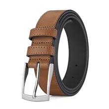 New Casual Business Alloy Pin Buckle Belt High End Luxury Men's Belt wholesale