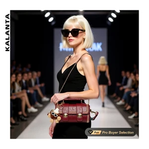 KALANTA Satchel Designer Brown Sling Women's Black Hobo Barrel Small Leather Mini for Bags for Women PU Strappy Handbag