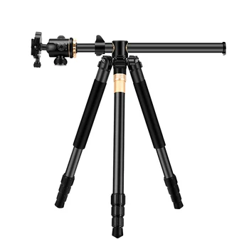 QZSD-Q992H 360 Degree Rotatable Center Column Professional Tripod Stand 2-in-1 Camera Stand Monopod 180cm Aluminium Tripod