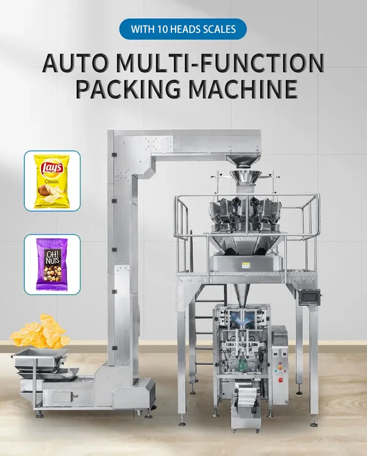 ZEGEL Auro Automatic Potato Chips/Fryums/Namkeen Packing Machine