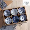 Blanc+Bleu - Coffret cadeau 6 bols
