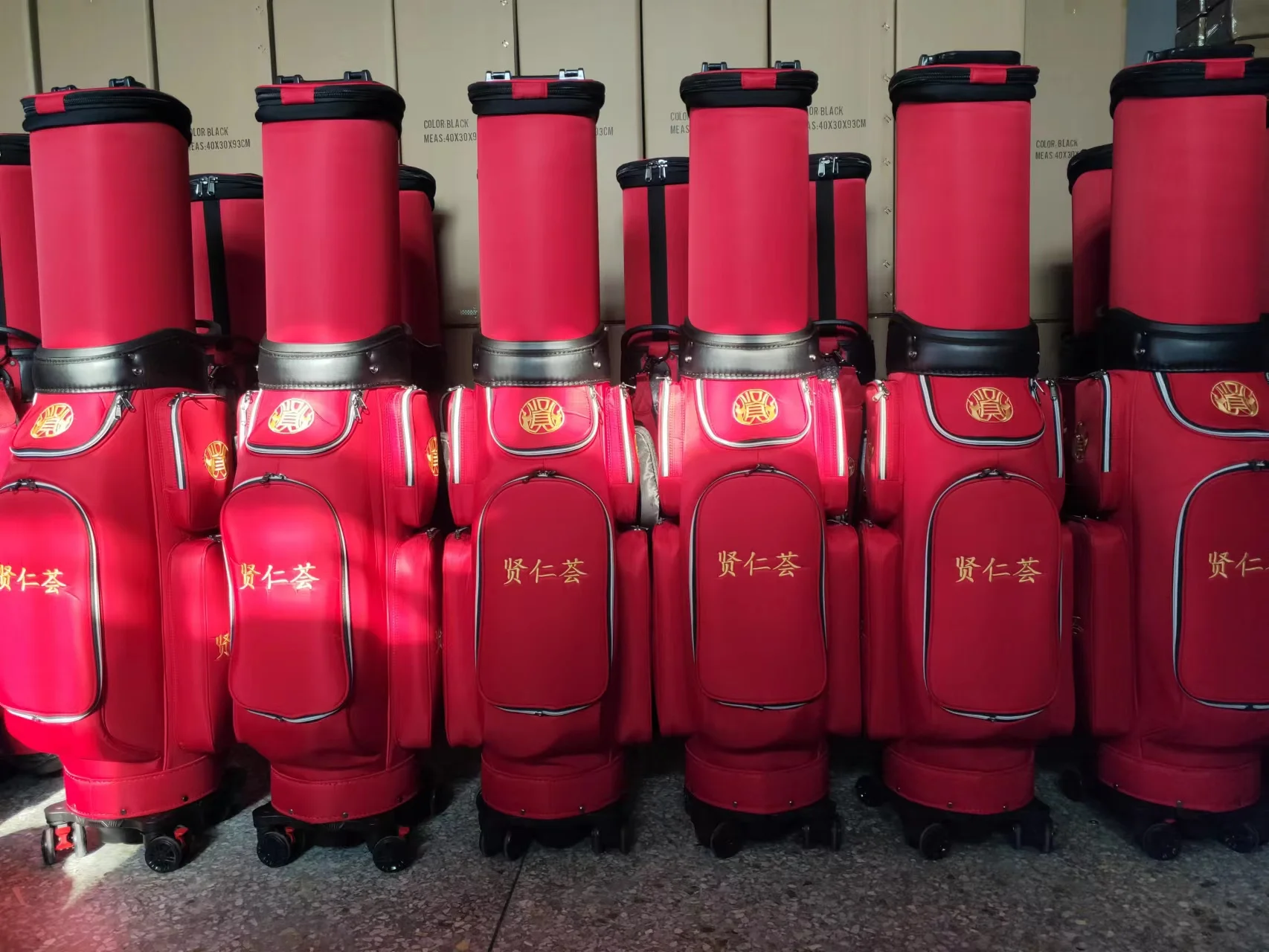 New Pu Leather Golf Handbag Portable Mini Golf Bag Custom Golf