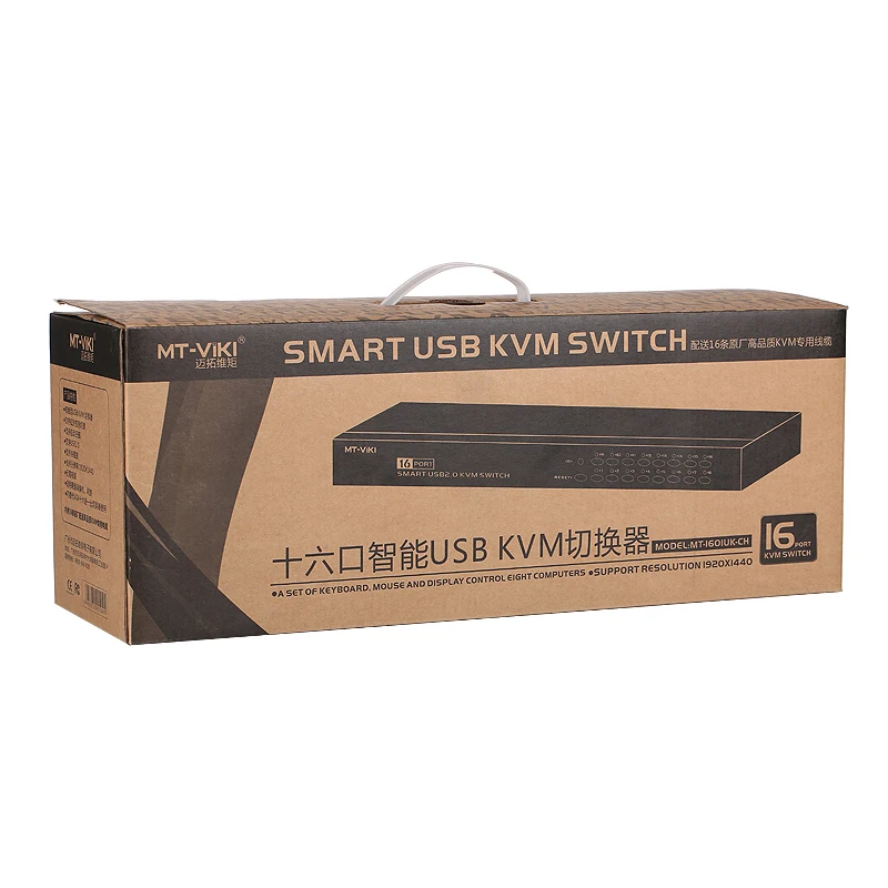 MT-VIKI factory 16 port VGA KVM переключатель с