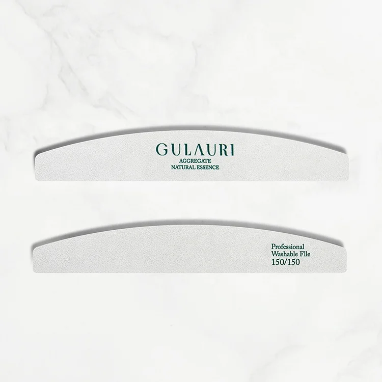150/150 Gulauri пилка для ногтей с белым грубым песком профессиональные пилочки